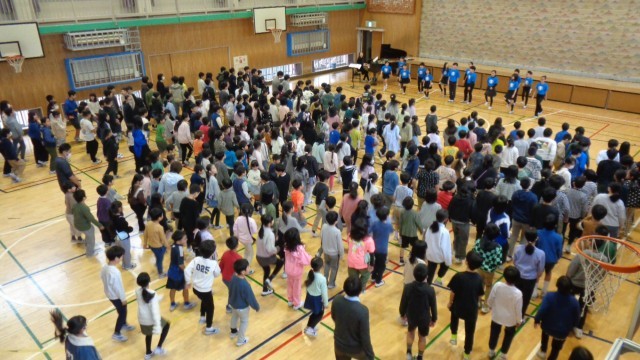 学習発表会全校合唱