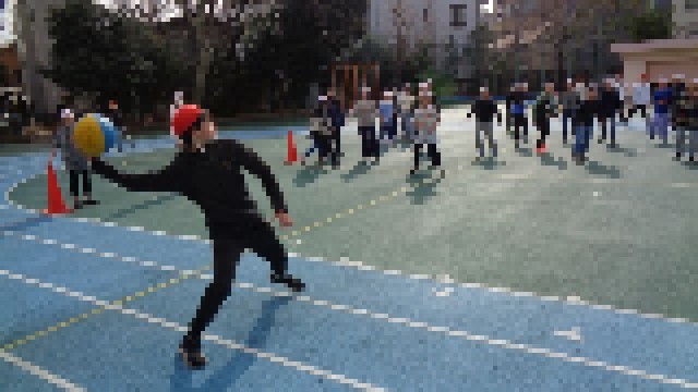 １２０人ドッジボール