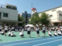 １・２年生　玉入れ