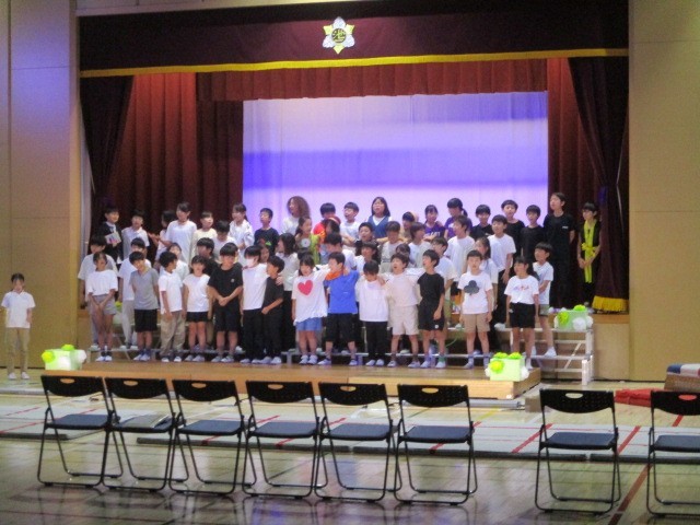 学芸会リハの様子４年３