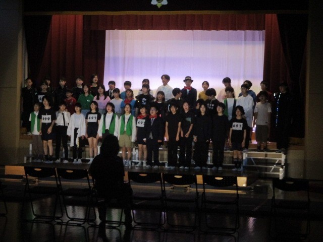 学芸会リハの様子６年３