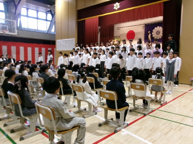 ６年生からの歓迎の言葉