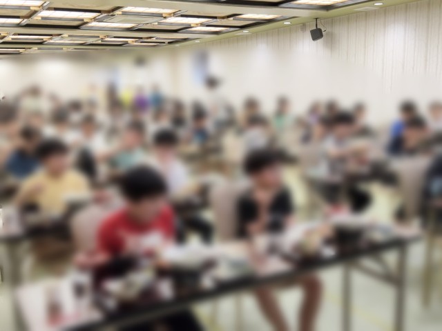 いただきます直後
