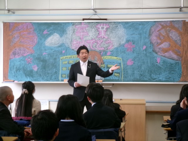 １組　朝の教室での様子