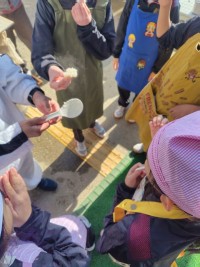 粒が残っている状態