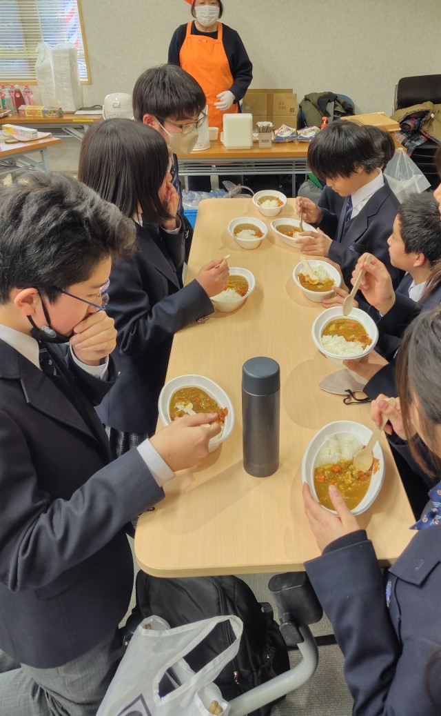 演奏後、昼食もいただきました。