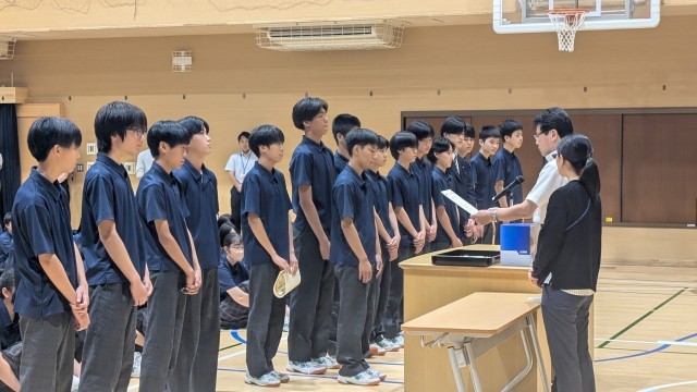 男子バスケットボール部  区大会３位