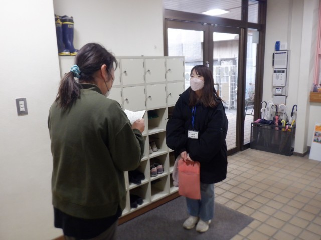 保護者との引き取り